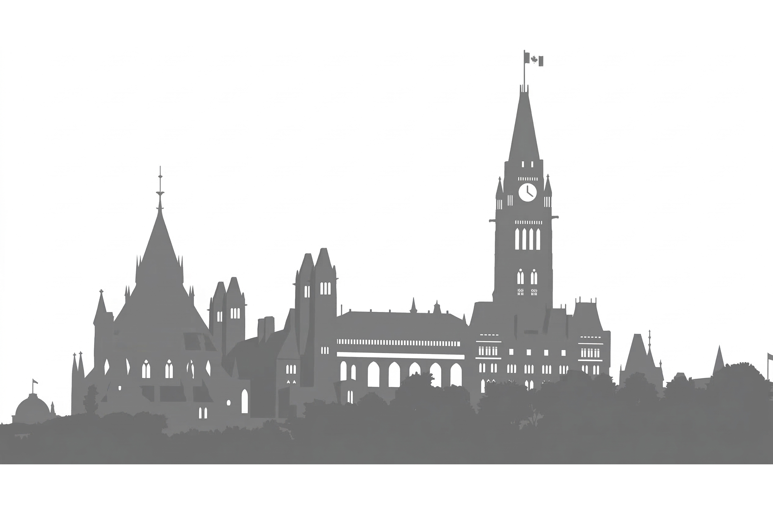 Parliament Hill silhouette